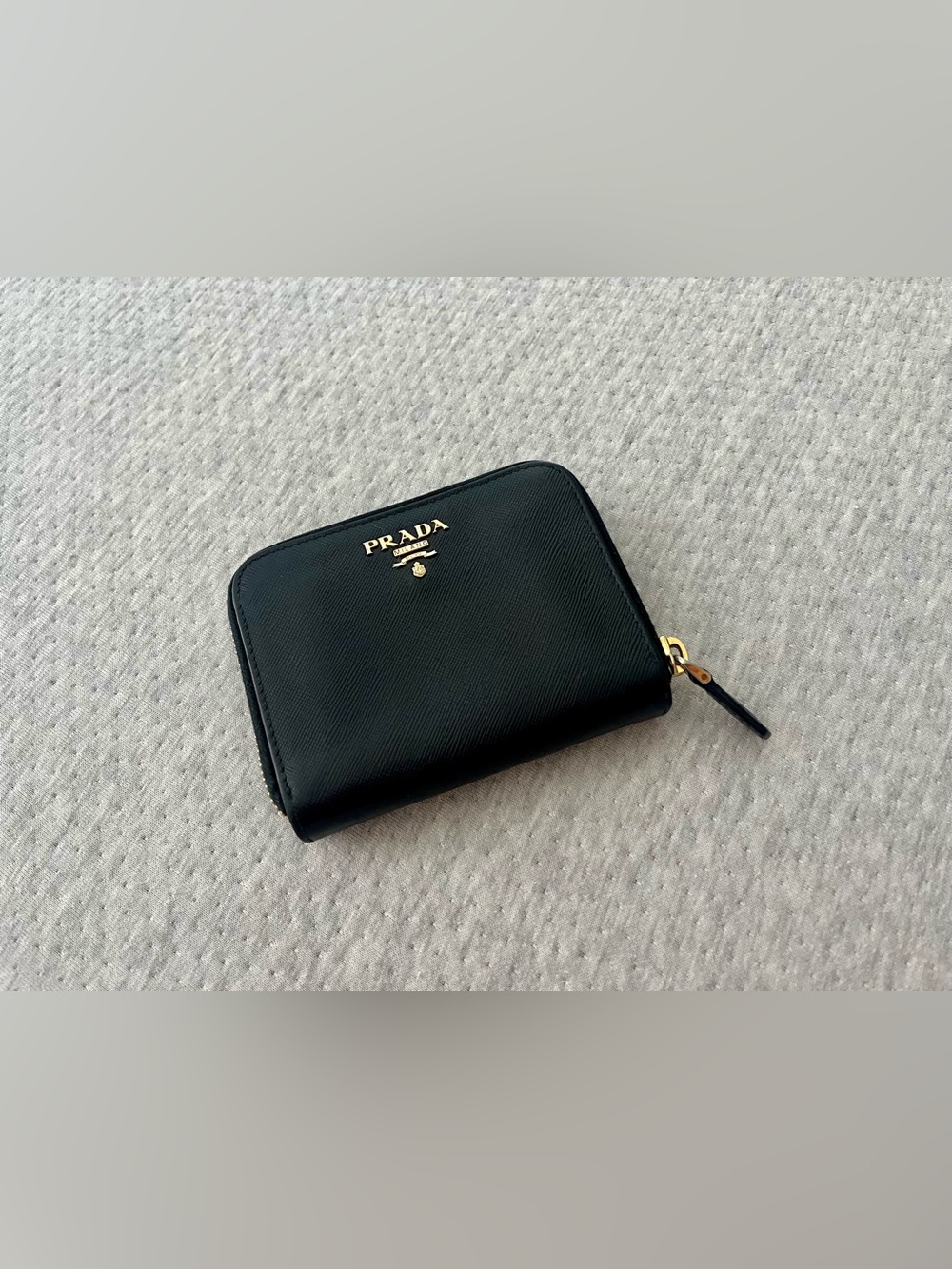 Prada compact wallet